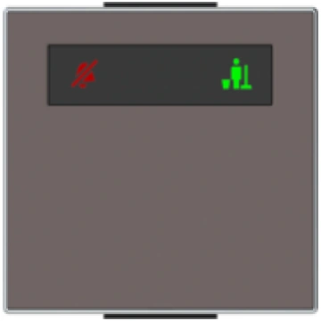 Rocker DND/MUR symbol for Switch/push button Singl