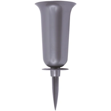 Puķu pods-vāze Dama 1 sudraba FORM PLASTIC
