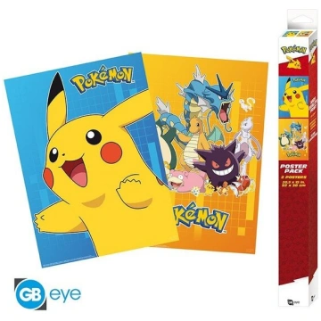 POKEMON - Set 2 Posters - Colourful Characters (52