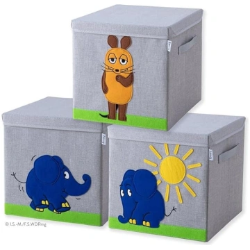 meets Die Maus 3 x Storage Box with Lid for Childr