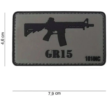 Patch 3D PVC Fucile GR15 101 Inc