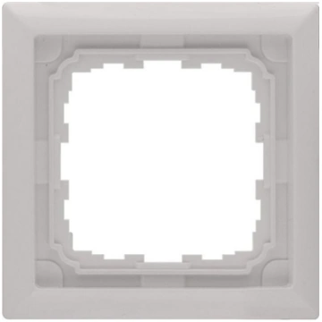 KOS Ramka pojedyncza KOS66 aluminium (664081) 6640