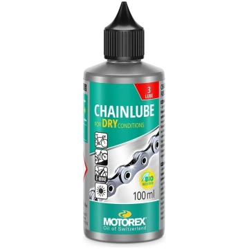 Velosipēda ķēdes eļļa Motorex sausam laikam - 100 