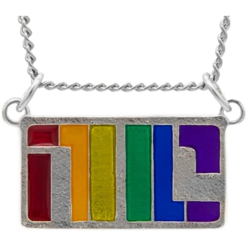 PRIDE Non-Compliant Pendant or Bracelet - Silver -