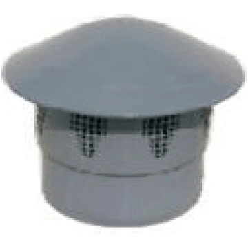 Ventilācijas caurule DN50 īsa, PP, pelēka Aliaxis 