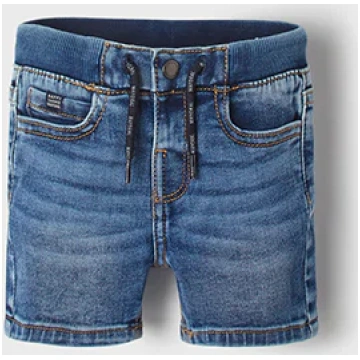 Mayoral Bermuda Jeans Elastico Basico Mezzo