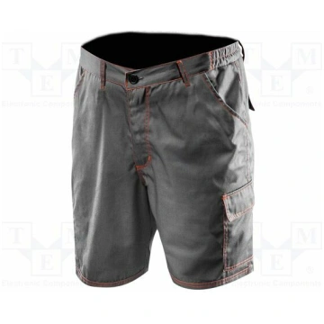Protective shorts; Size: 52,L; grey; BASIC; 245g/m