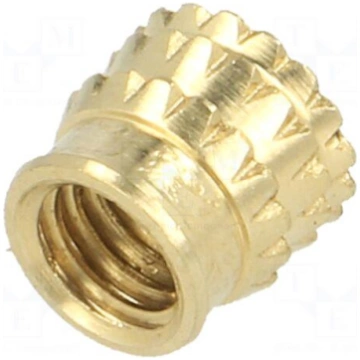 Threaded insert | brass | without coating | M5 | L
