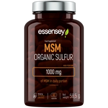 Minerālkapsulas TREC ESSENSEY MSM ORGANIC SULFUR 9