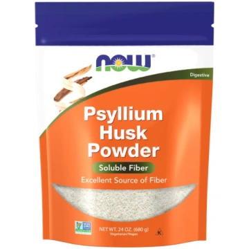 NOW FOODS Psyllium Husk pulveris - Psyllium sēklu 