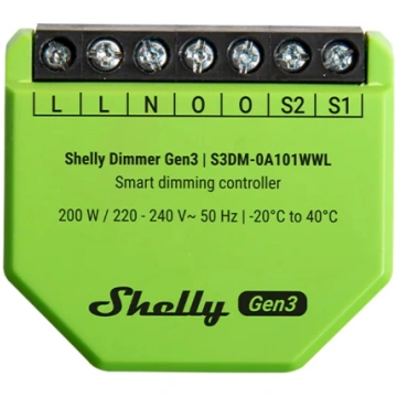 Shelly Dimmer Gen3 WiFi Light Controller DIMMERGEN