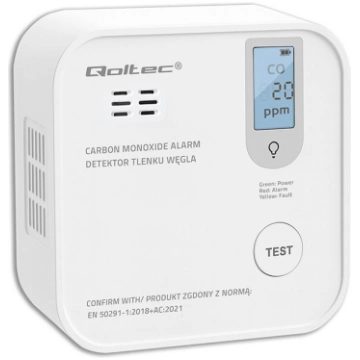 Qoltec Certified wireless CO2 sensor (carbon dioxi