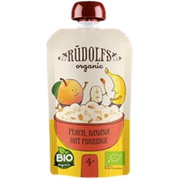 Auzu putra RŪDOLFS BIO Persiks, banāns, no 4 mēn.,
