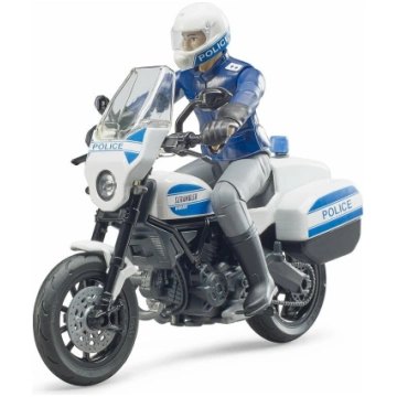Rotaļlieta BRUDER, Ducati Scrambler policijas moto