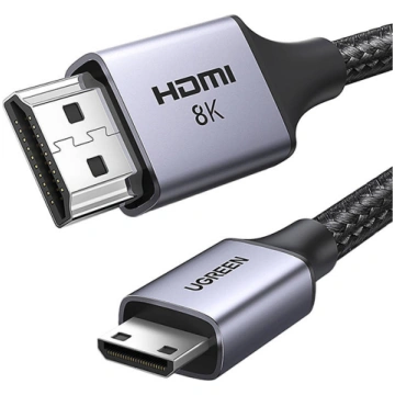 UGREEN Mini HDMI Cable 4K60Hz 2m 8k(black) HD163 1