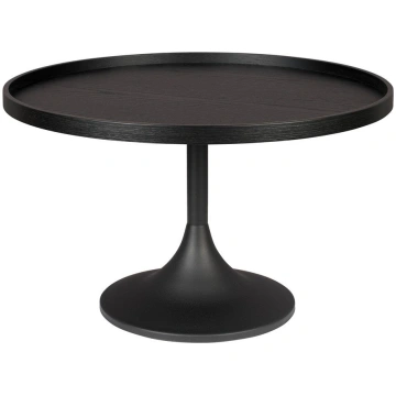 Melns apaļš žurnālgaldiņš ø 69 cm Jason – Zuiver