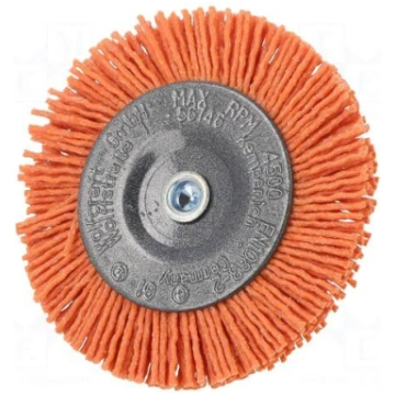Wheel brush | 75mm | Mounting: 1/4",hexagonal | V: