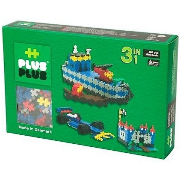 Plus Plus Mini Basic konstruktors "3IN1" 480gab., 