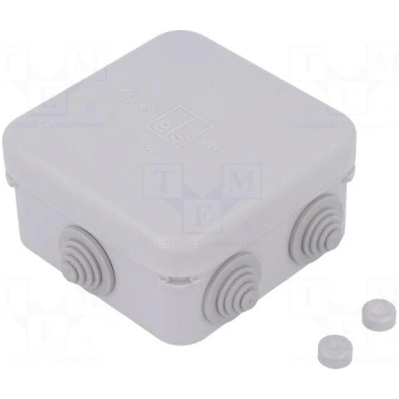 Enclosure: junction box | X: 90mm | Y: 90mm | Z: 4
