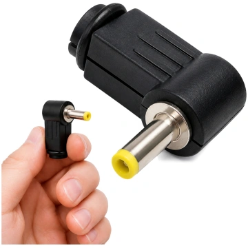 DC Power Plug - 5.5x2.5 - Angular - Mounting Plug 