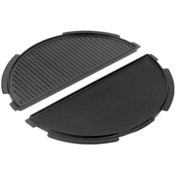 BGE Half cast iron plancha for Large EGG