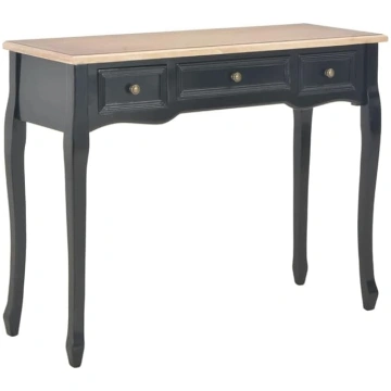 vidaXL Console Table with 3 Drawers Console Side T