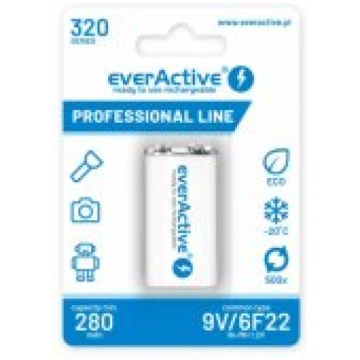 Everactive 6F22 9V 320 mAh Professional Line Bater