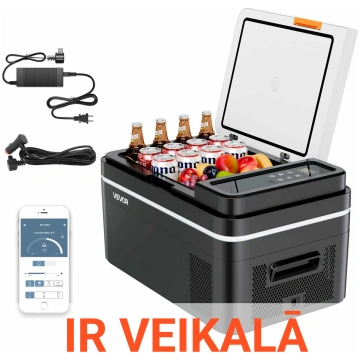 VEVOR 22L portatīvais auto ledusskapis ar lietotne