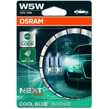 OSRAM COOL BLUE W5W AUTOLAMPAS 5W 12V 2825CBN CBI 