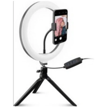 Telefona statīvs SBS Tripod 20cm LED Ring Light TE