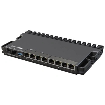 Rūteris MikroTik RB5009UG+S+IN, melna krās