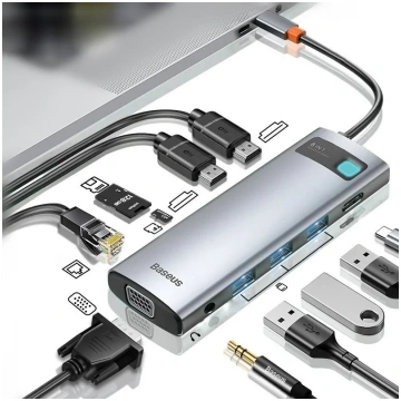 Baseus 11-in-1 MST USB Type-C centrmezgla dokstaci