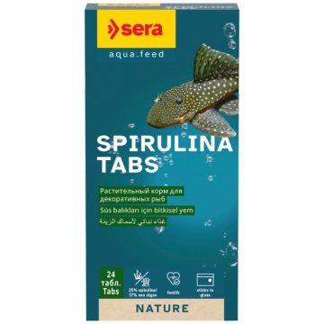 Barība zivīm - Sera Spirulina Tabs 24 Tab 113468