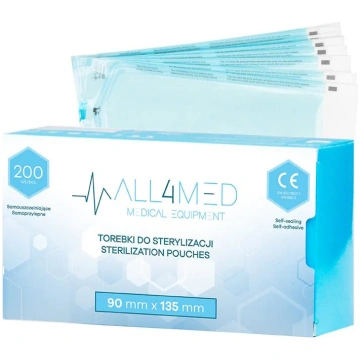 All4med sterilizācijas maisiņi autoklāvam 90 mm x 