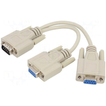 Splitter | D-Sub 9pin socket x2,D-Sub 9pin plug | 
