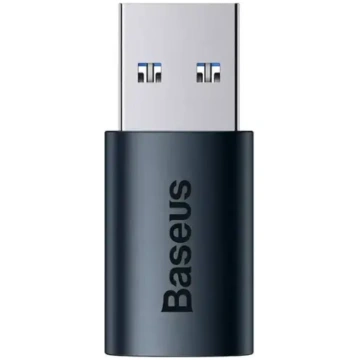 Baseus Ingenuity USB-A uz USB-C OTG adapters (zils