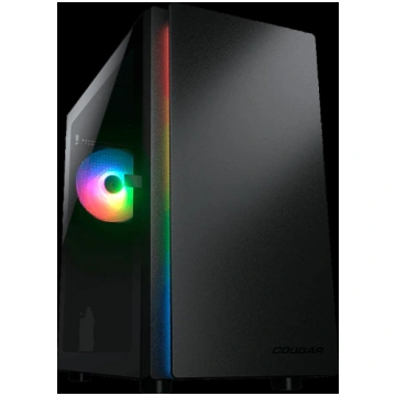 COUGAR PURITY RGB PC Case, Mini Tower, Black COUGA