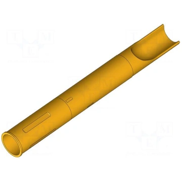 Test probe socket | gold-plated | KS-113 | L: 25mm