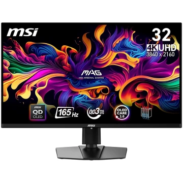 31.5" 4K UHD OLED Gaming Monitor, Quantum Dot OLED