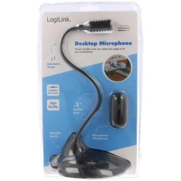 Microphone; Jack 3,5mm; 1.7m; 2.2kΩ; -58dB; 100÷16