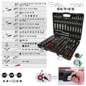 KS Tools 1/4+3/8+1/2 instrumentu komplekts 179-daļ