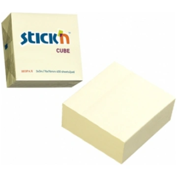 Līmlapiņu kubs StickN 21072, 76x76mm, 400lapas, dz