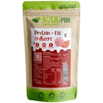 Nutripur zemeņu ledus pulveris – vitamīnu ledus pu