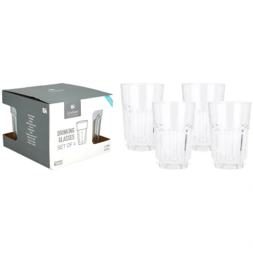 Kokteiļu glāzes, 500 ml, 4 gab. komplekts