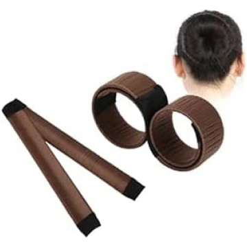 5 Stück Haar-Styling-Donut-Maker, ehemalige Shaper
