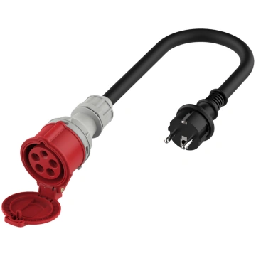 Platinet EV adapter CEE 16A (F) - Schuko 16A (M) (