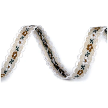 Poliestera Lenta Jacquard Ribbon 13 mm 18m BEraced