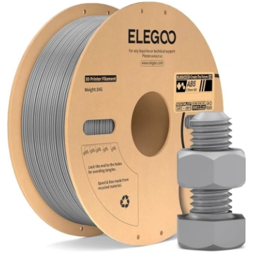 ELEGOO ABS filaments 1,75 mm pelēks, 1 kg, 3D prin