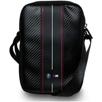 BMW Carbon Red Stripes planšetes soma 10" – melna