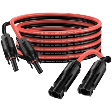 Saules kabelis 3 m 4 mm² saules paneļa pagarinājum